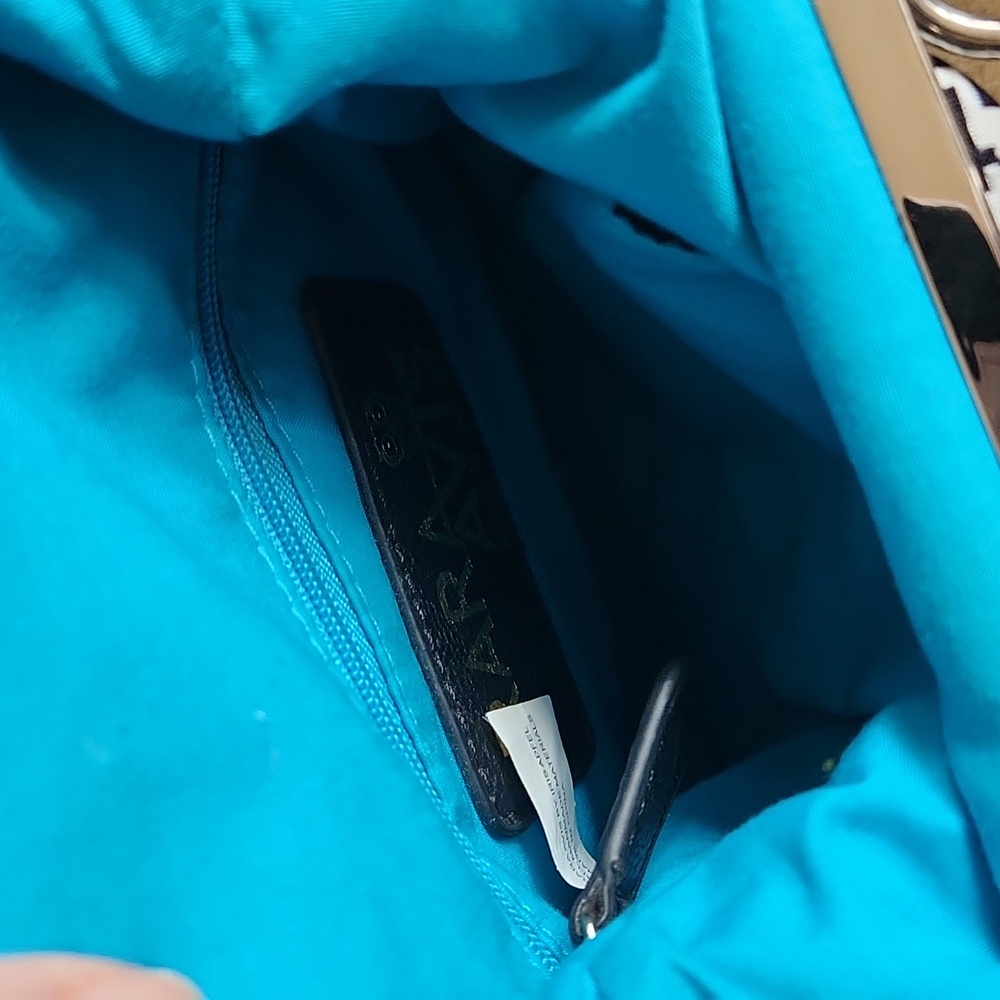 RARE Rara Avis By Iris Apfel Black & White Owl Crossbody Bag - Picture 3 of 14